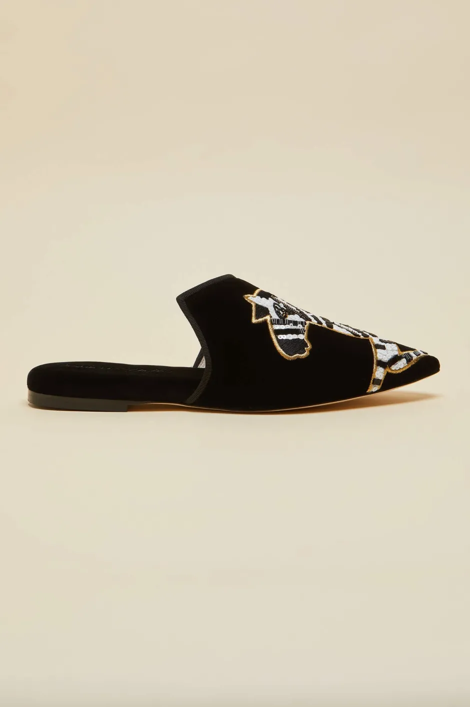 Sale Olivia von Halle Contessa Zebedee Slippersin Velvet