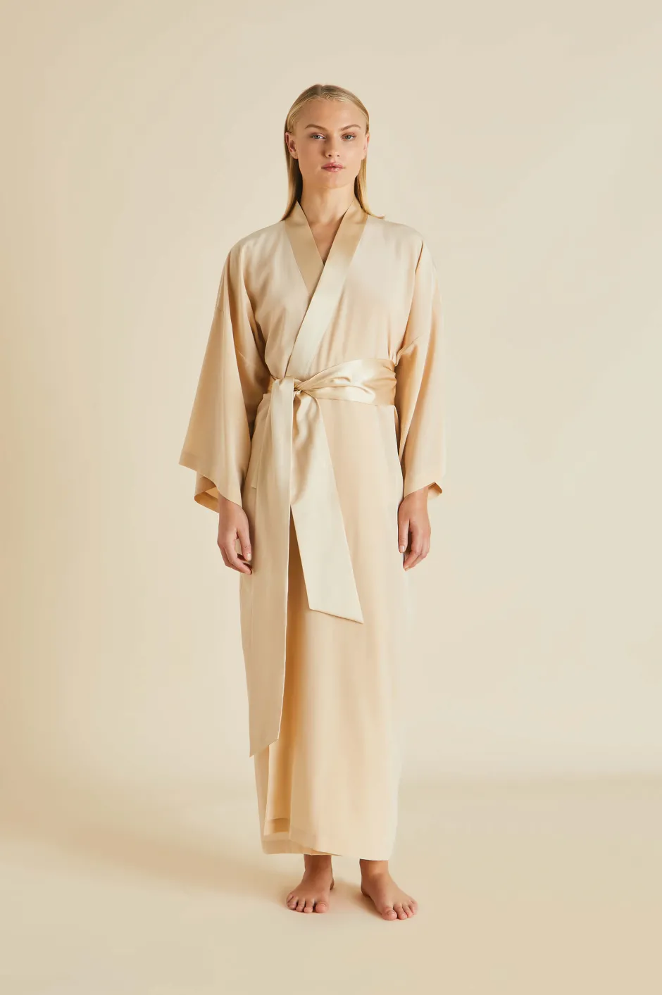 Flash Sale Olivia von Halle Queenie Robein Silk Crêpe de Chine Caramel