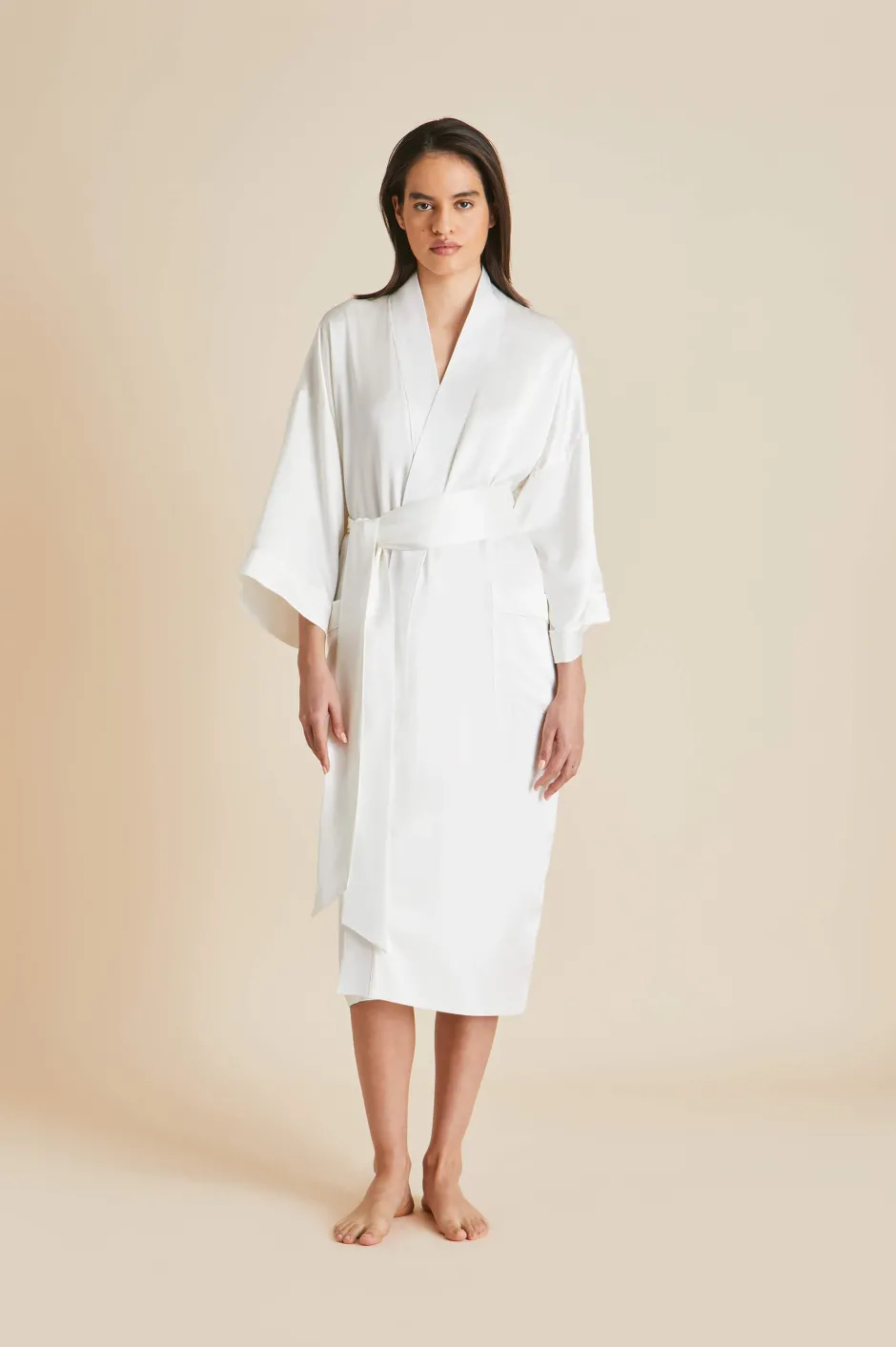 Store Olivia von Halle Sabine Robein Silk Twill Ivory